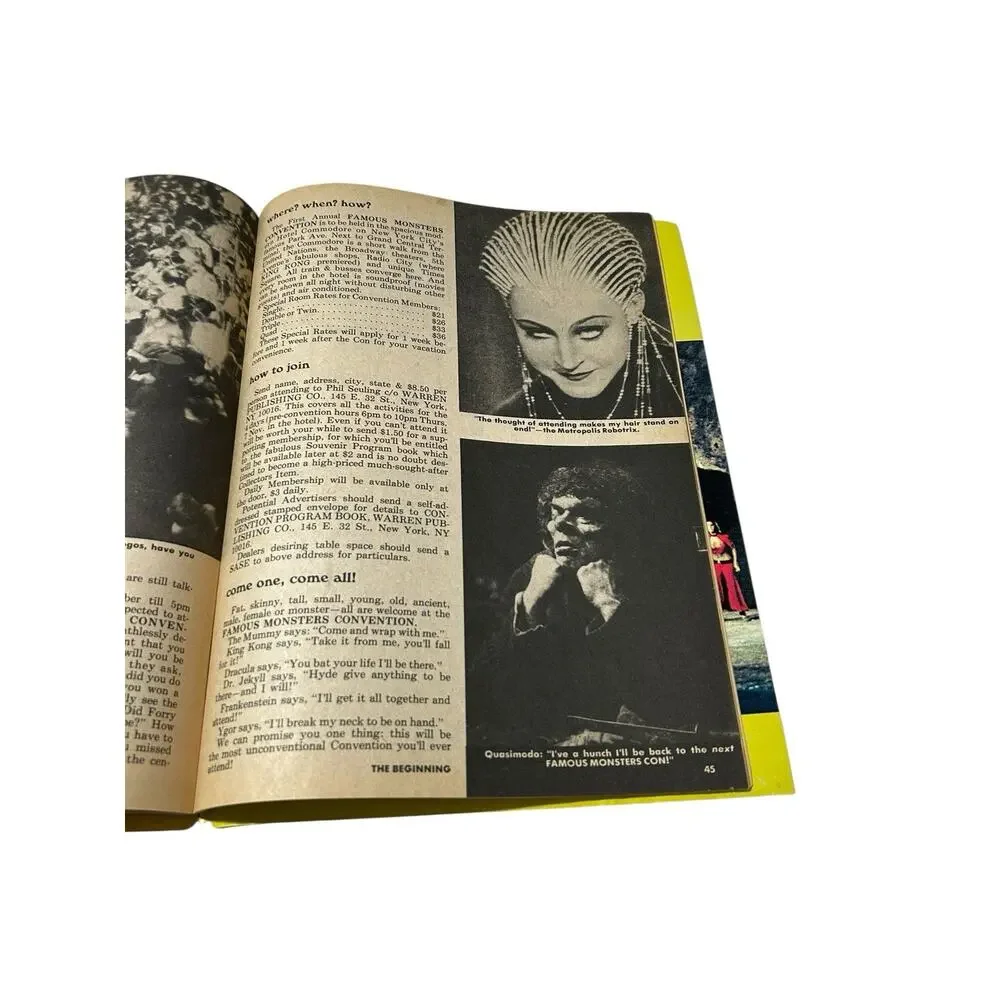 December 1974 FAMOUS MONSTERS OF FILMLAND #112 Magazine 4pix